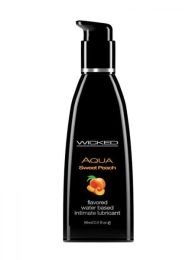 Wicked Aqua Sweet Peach Flavored Lubricant 2oz