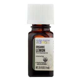 Aura Cacia - Organic Essential Oil - Lemon - .25 Oz - Default