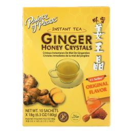 Prince Of Peace Ginger Honey Crystals - 10 Tea Bags - Default