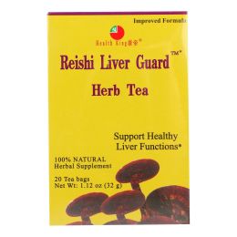 Health King Reishi Liver Guard Herb Tea - 20 Tea Bags - Default