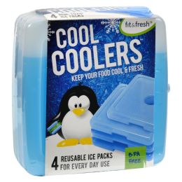 Fit And Fresh Kids Cool Coolers - 4 Packs - Default