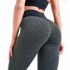 RAINBEAN TIK Tok Leggings Women Butt Lifting Workout Tights Plus Size Sports High Waist Yoga Pants - dark grey-S