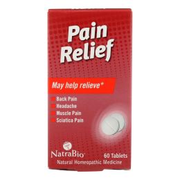 NatraBio Pain Relief - 60 Tablets