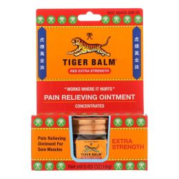 Tiger Balm Extra Strength Pain Relieving Ointment - 0.63 oz - Case of 6