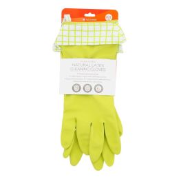 Full Circle Home - Splash Patrol Natural Latex Cleaning Gloves - Case of 6 - 1 Count