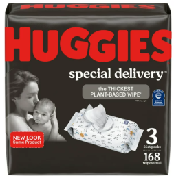 Huggies Special Delivery Hypoallergenic Baby Wipes;  Unscented;  56 Count