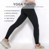 RAINBEAN Women TIK Tok Leggings Bubble Textured Butt Lifting Yoga Pants - Black-XXL