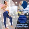 TIK Tok Leggings Women Butt Lifting Workout Tights Plus Size Sports High Waist Yoga Pants Small - Blue-L