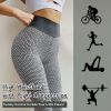 High Waist Yoga Pants Women's TIK Tok Leggings Butt Lifting Workout Tights Plus Size Sports Shapewear (Light Grey;  M) - Light Grey-M