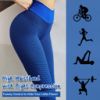 TIK Tok Leggings Women Butt Lifting Workout Tights Plus Size Sports High Waist Yoga Pants Small - Blue-S