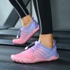 Unisex Hot Fitness Sneaker Cross-Training Crossfit Shoes High Quality Soft Comfortable Breathable Mesh Tennis Yoga Gym Treadmill - Pink purple - 37