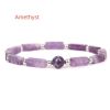 Natural Amethysts Bracelets For Women Men Loss Weight Body Cure Stretch Bracelet Tiger Eye Bloodstone Crystal Yoga Jewelry Gift - Tiger Eye Stone