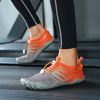 Unisex Hot Fitness Sneaker Cross-Training Crossfit Shoes High Quality Soft Comfortable Breathable Mesh Tennis Yoga Gym Treadmill - Orange - 43