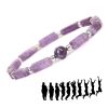 Natural Amethysts Bracelets For Women Men Loss Weight Body Cure Stretch Bracelet Tiger Eye Bloodstone Crystal Yoga Jewelry Gift - Tiger Eye Stone