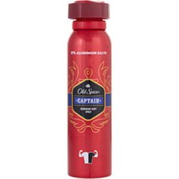 Old Spice Captain By Shulton Deodorant Spray 5 Oz For Men