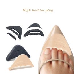 1Pair Women High Heel Toe Plug Insert Shoe Big Shoes Toe Front Filler Cushion Pain Relief Protector Adjustment Shoe Accessories (Color: Beige)