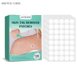 Warts Remover Patch Skin Tags Pimple Treatment Cream Hydrocolloid Gel Mole Wart Meat Grain Flat Silk Warts Invisible Stickers (Color: 5box)