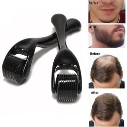 Natural Men Beard Growth Derma Roller DRS 540 Micro Needle Dermaroller Hair Regrowth Anti Hair Loss Treatment 0.2/0.25/0.3mm (Color: 0.2mm)