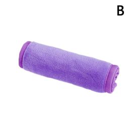 Reusable Towel Remover Wipes Skin Care Make Up Tool (Color: Purple)