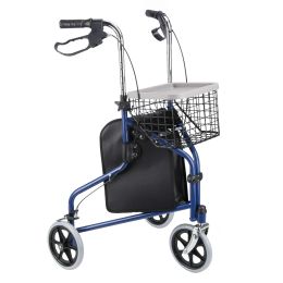 3 Wheel rollator (Color: Black)