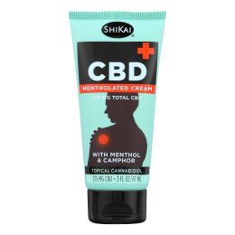 Shikai Products - Cream Cbd Metholated - 1 Each - 3 FZ (SKU: 2376176)